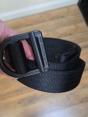 5.11 Tactical Black Nylon Belt with D-Ring Buckle